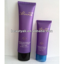 PE squeeze flat cosmetic cream tube